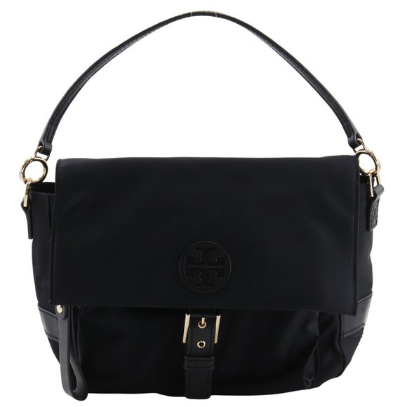 Tory Burch Tilda Shoulder Bag 51332, Black Nylon, Women's - Picture 1 of 16